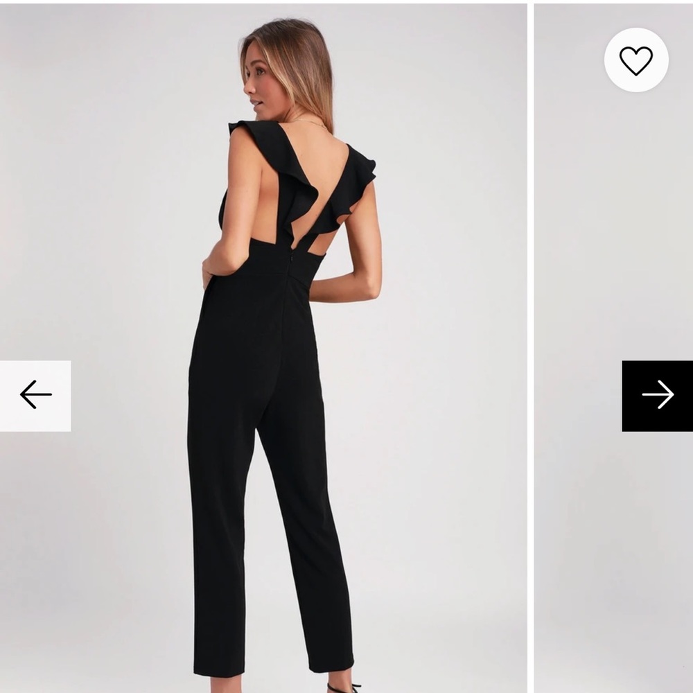 LULUS black jumpsuit women’s size M